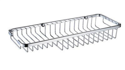 B&Q -  Comp Bask02 C Medium Wall Fixed Wire Basket Chrome