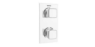 Bristan Cobalt Recessed Thermostatic Dual Control Shower Valve Chrome from B&Q