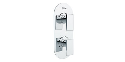 Bristan Sai Shcdiv C Sail Recessed Thermostatic Dual Control Shower Valve With Integral Two Outlet Diverter Chrome from B&Q