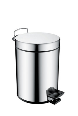 Bristan: Bristan COMP BIN C Pedal Waste Bin Chrome