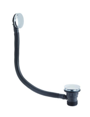 Bristan Round Clicker Bath Waste With Overflow Chrome from B&Q