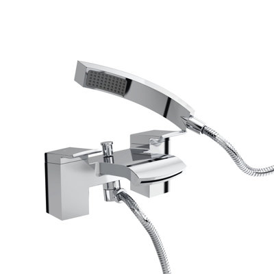 Bristan Dsc Bsm C Descent Bath Shower Mixer Tap Chrome + Hose + Shower Head