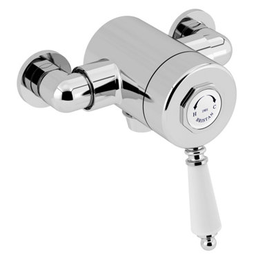 Bristan 1901 Exposed Sequential Chrome Shower Mixer Valve N2 Sqshxvo C from B&Q