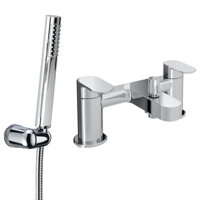 Bristan Frenzy Bath Shower Mixer Chrome Taps Deck Mount Bathroom Tap from B&Q