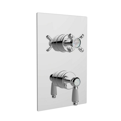 Bristan Rs2 Shcdiv C Renaissance 2 Recessed Dual Ctrl Shwr With Two Outlet Diverter Chrome from B&Q