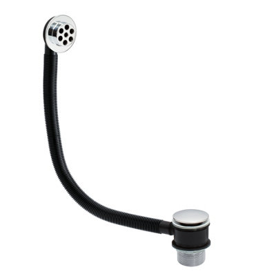 Bristan W Bath12 C Bath Clicker Waste Slotted Chrome from B&Q