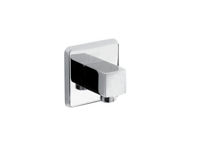 Bristan Carm Wosq01 C Contemporary Square Shower Wall Outlet Chrome from B&Q