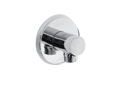 Bristan Carm Word01 C Contemporary Round Shower Wall Outlet Chrome from B&Q