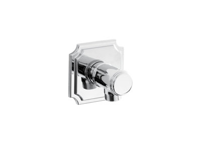 Bristan Tdarm Wosq03 C Traditional Shower Wall Outlet With Square Bevelled Plate Chrome from B&Q