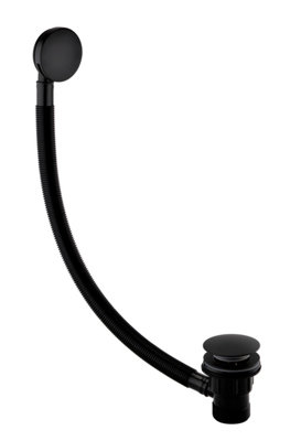 Bristan Round Clicker Bath Waste Black With Overflow from B&Q