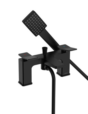 Bristan Tangram Bath Shower Mixer Black from B&Q
