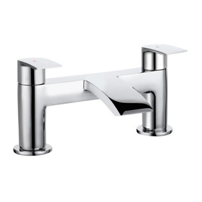 Bristan Gild Bath Filler Chrome Taps Deck Mount Bathroom Tap from B&Q