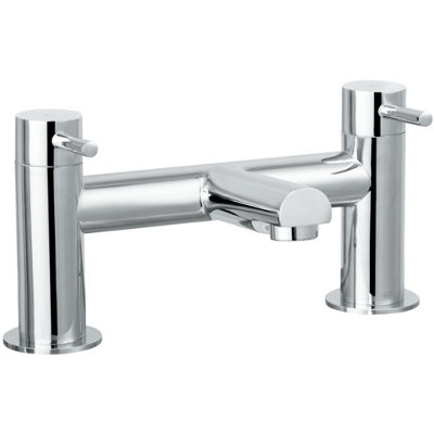 Bristan Mios Bath Filler Chrome Taps Deck Mount Bathroom Tap from B&Q