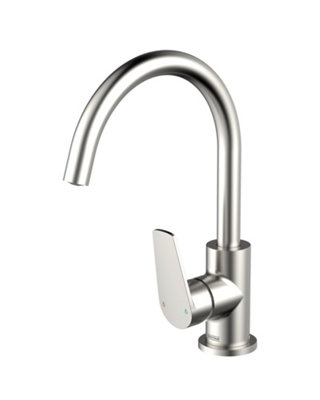 Bristan Raspberry Easyfit Monobloc Sink Mixer Stainless Steel from B&Q