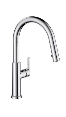 B&Q -  Jule Pull Out Hose Kitchen Sink Mixer Tap Chrome Kitchen Sink Tap