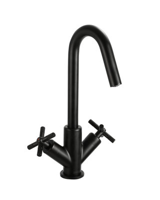 Bristan Cruzar Basin Mixer Black from B&Q