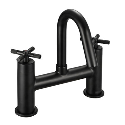 Bristan Cruzar Bath Filler Black from B&Q