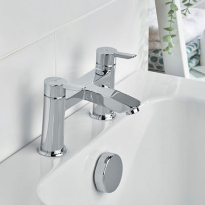 Bristan Apelo Polished Chrome Effect Deck-Mounted (2Th) Filler Tap from B&Q