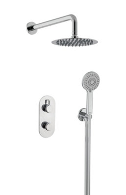 Bristan Molida Concealed Dual Control Shower Pack2 Chrome from B&Q