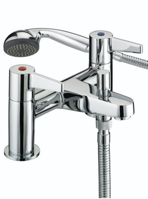 B&Q -  Dul Bsm C Design Utility Lever Bath Shower Mixer Chrome