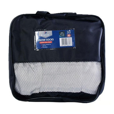 Bluecol Extra Small Snow Sock Chain Winter Ice Traction Tyres Aid 13" To 16" from B&Q