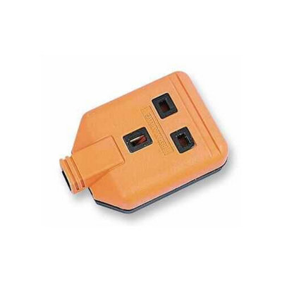 Masterplug Free Mains Socket 13A - Orange - Image 8