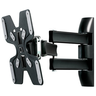 Ross Full Motion Black Tv Bracket23-50" from B&Q