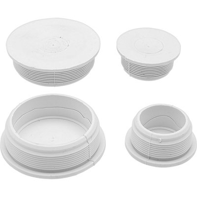 Bg Plastic Semi-Blind Grey 25mm GrommetPack Of 13 from B&Q