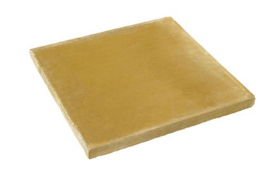 Bradstone Peak Buff Reconstituted Stone Paving Slab0.16M² (L)400mm (W)400mm from B&Q