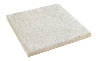 Bradstone Textured Grey Reconstituted Stone Paving Slab0.2M² (L)450mm (W)450mm from B&Q