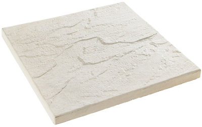 Bradstone Derbyshire Grey Reconstituted Stone Paving Slab0.2M² (L)450mm (W)450mm from B&Q