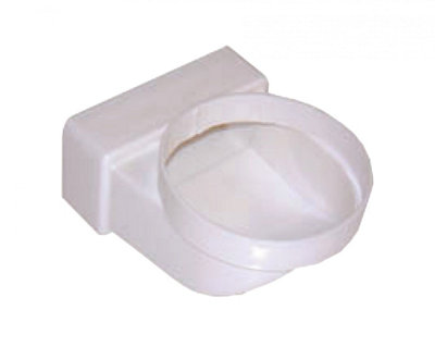 Airvent 100mm Vertical 90 Degrees Elbow BendDucting Connector For Ventilation from B&Q