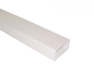 Airvent 204 X 60mm 1.5 Metre Flat Channel Ducting For Efficient Ventilation from B&Q