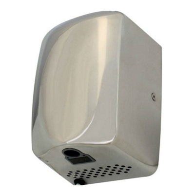 Airvent 409735 Compact Eco Hand Dryer (Polished Stainless Steel) from B&Q