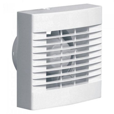 Airvent 459294A 4" 100mm White Bathroom Fan With Humidistat Made At Vent Axia from B&Q