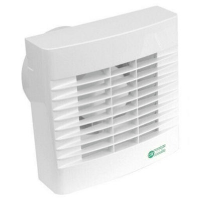 B&Q -  459309A Axial Extractor Fan With Auto Shutters 100 mm / 4 Inch  (Timer Model)