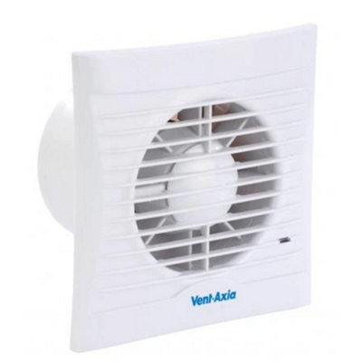 Vent-Axia Vent Axia 439975A Silhouette 100 Selv Svt Axial Extractor Fan 100mm from B&Q