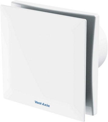 Vent-Axia Silent Vasf100Ht 100mm Extractor Fan With Humidistat & TimerUltra Quiet Bathroom Fan 477436 from B&Q