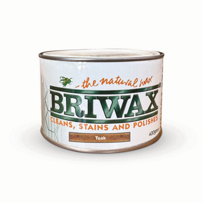 Briwax Wax Polish Teak 400Ml Satin Sheen from B&Q