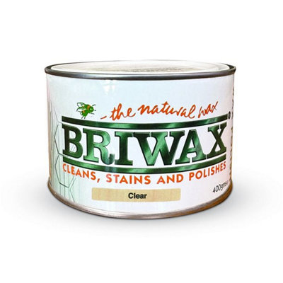 Briwax Wax Polish Clear Satin Sheen 200G from B&Q