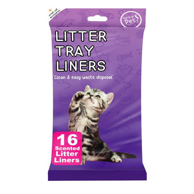 Cat Litter Tray Liners Scented 70 x 30cm Kitten Pet Waste Hygienic Bags Tie - Image 5