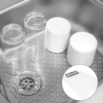 Anti-Slip Sink Drainer Mat Scratch Protector Liner