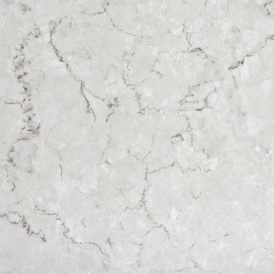 B&Q -  Floor Tiles Self Adhesive Vinyl Flooring Kitchen Bathroom Home White Marble Effect Pack Of 4 (0.37Sqm)