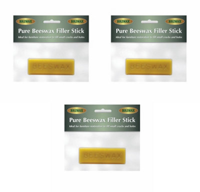 Briwax Beeswax Stick (Triple Pack) from B&Q