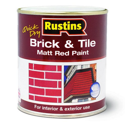 Rustins Brick & Tile Paint1Ltr from B&Q