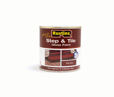 Rustins Step & Tile PaintRed 250Ml from B&Q
