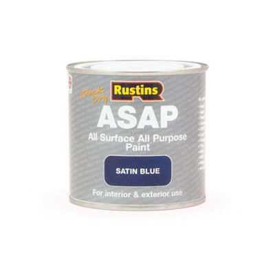 Rustins All Surface All Purpose PaintBlue 250Ml from B&Q