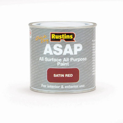 Rustins All Surface All Purpose PaintRed 250Ml from B&Q