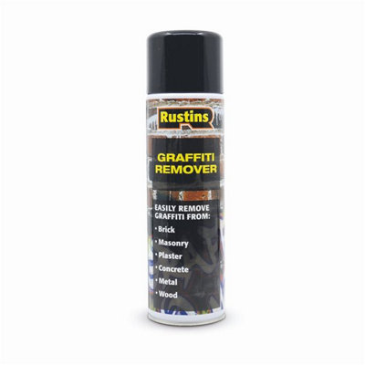 Rustins Graffiti Remover For Brick Masonry Plaster Concrete Metal Wood 500Ml