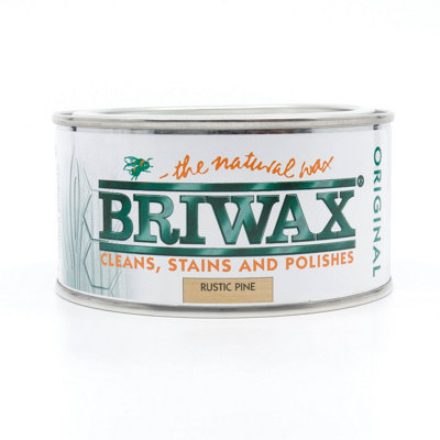 Briwax Original Rustic Pine 200GNew Size For Smaller JobsThe Natural WaxCleansStains And Polishes from B&Q